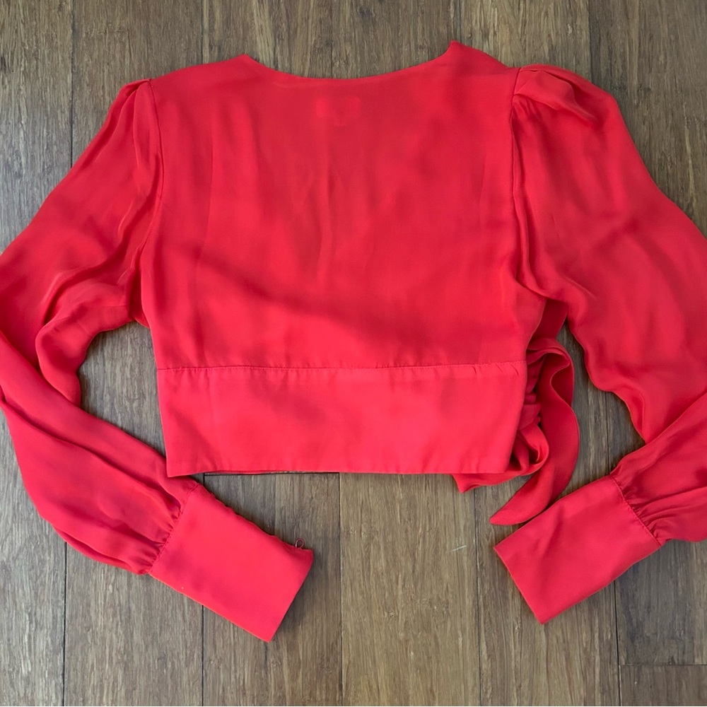 Revolve LPA Wrap Blouse - Picture 7 of 10